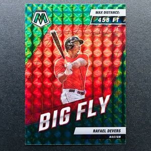 Rafael Devers - 2022 Panini Mosaic Big Fly Mosaic Green #BF-3